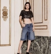 Top Crop Ecopelle Nero Con Strass Trash And Luxury