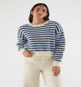 Maglione Corto Donna Azzurro 2