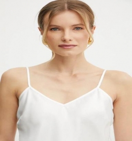 Top In Raso Elegante Silvian Heach - Bianco, Blu, Nero, Verde 1