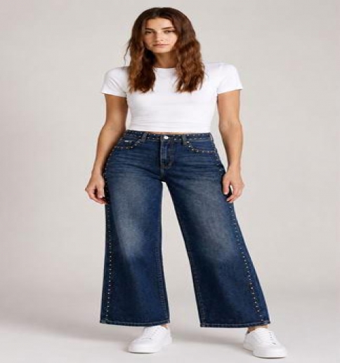 Jeans Donna Con Borchie 1