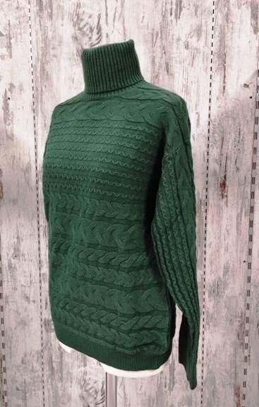 immagine 5 di Maglione Donna A Collo Alto Con Motivi Geometrici Vari Colori