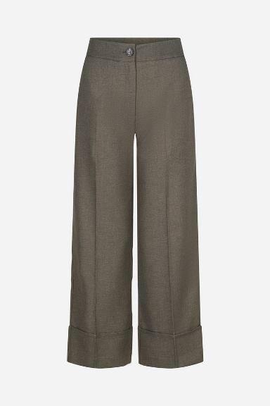 immagine 3 di Pantalone Donna Cropped Con Svolta Verde Artigli