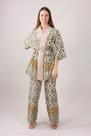 immagine 0 di Spolverino A Kimono Donna Myastreet